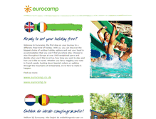 Tablet Screenshot of eurocamp.com